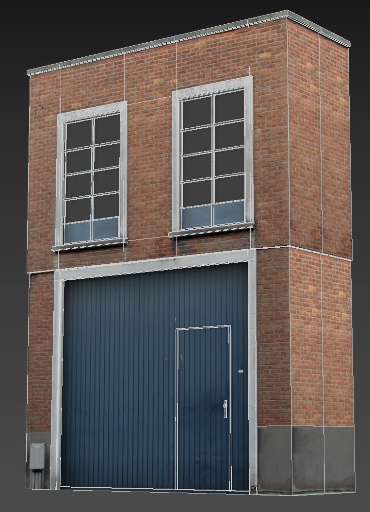 Industrial Building Pack Low-poly 3D model_18