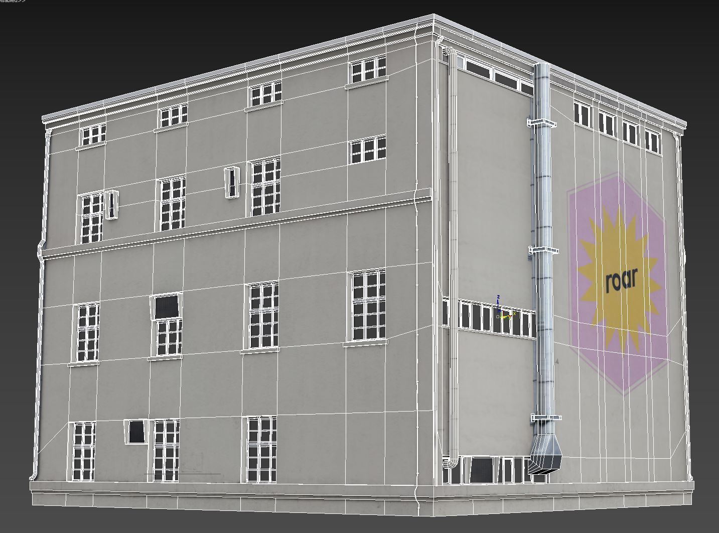 Industrial Building Pack Low-poly 3D model_13