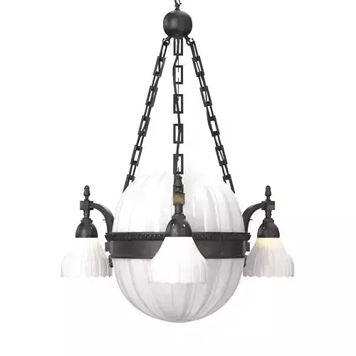 Moonstone Chandelier by Jefferson and Co England Circa 1910