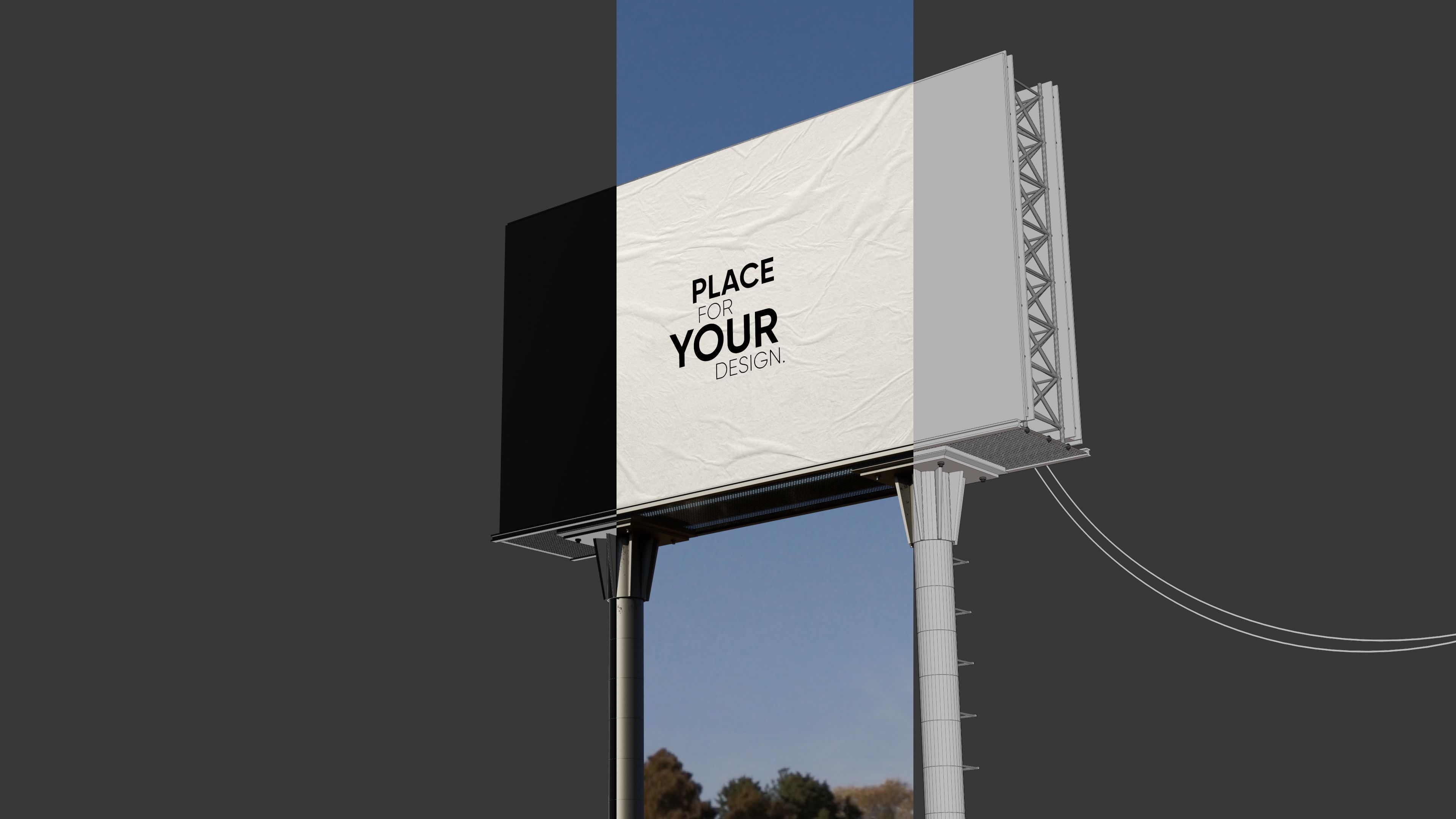 3D Billboard 3D model_4