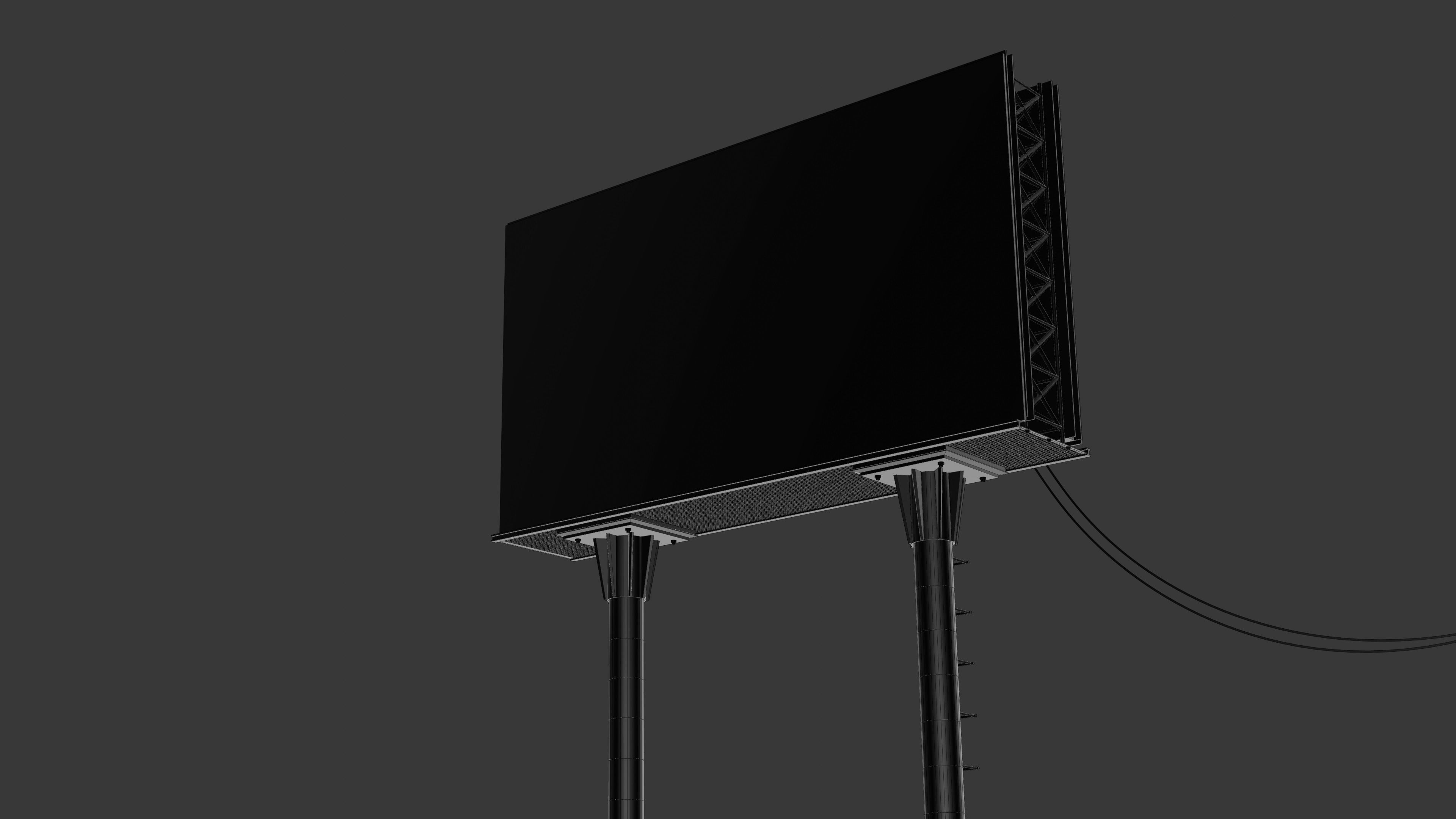 3D Billboard 3D model_2