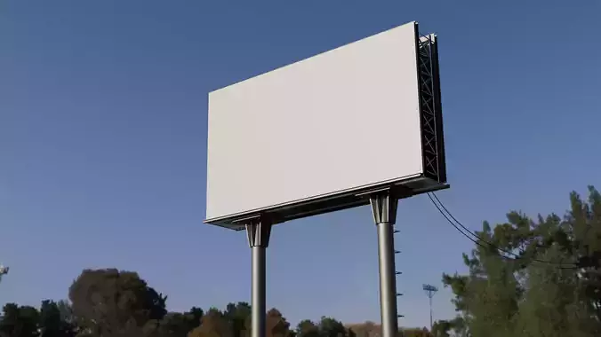 3D Billboard 3D model