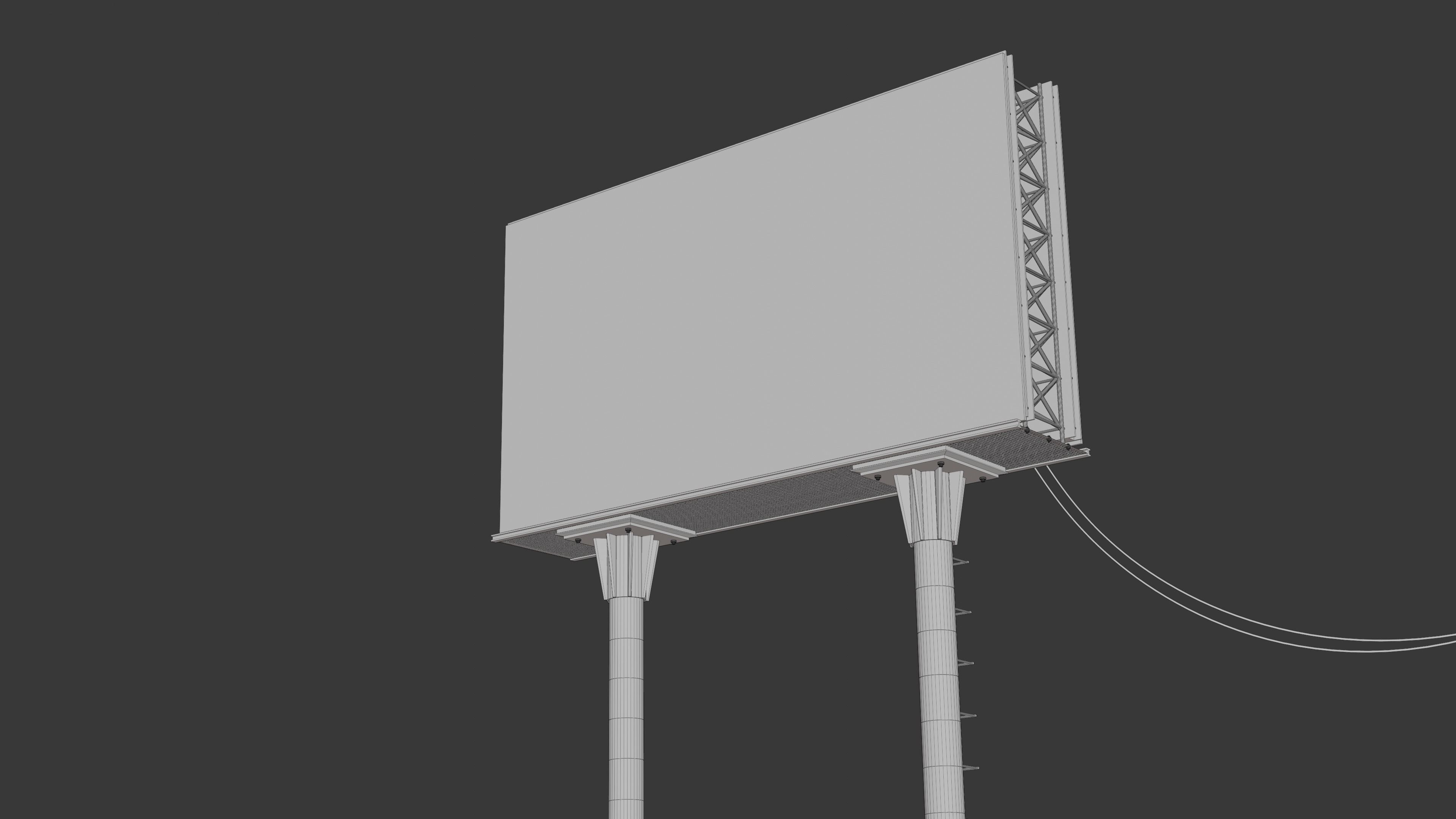 3D Billboard 3D model_1