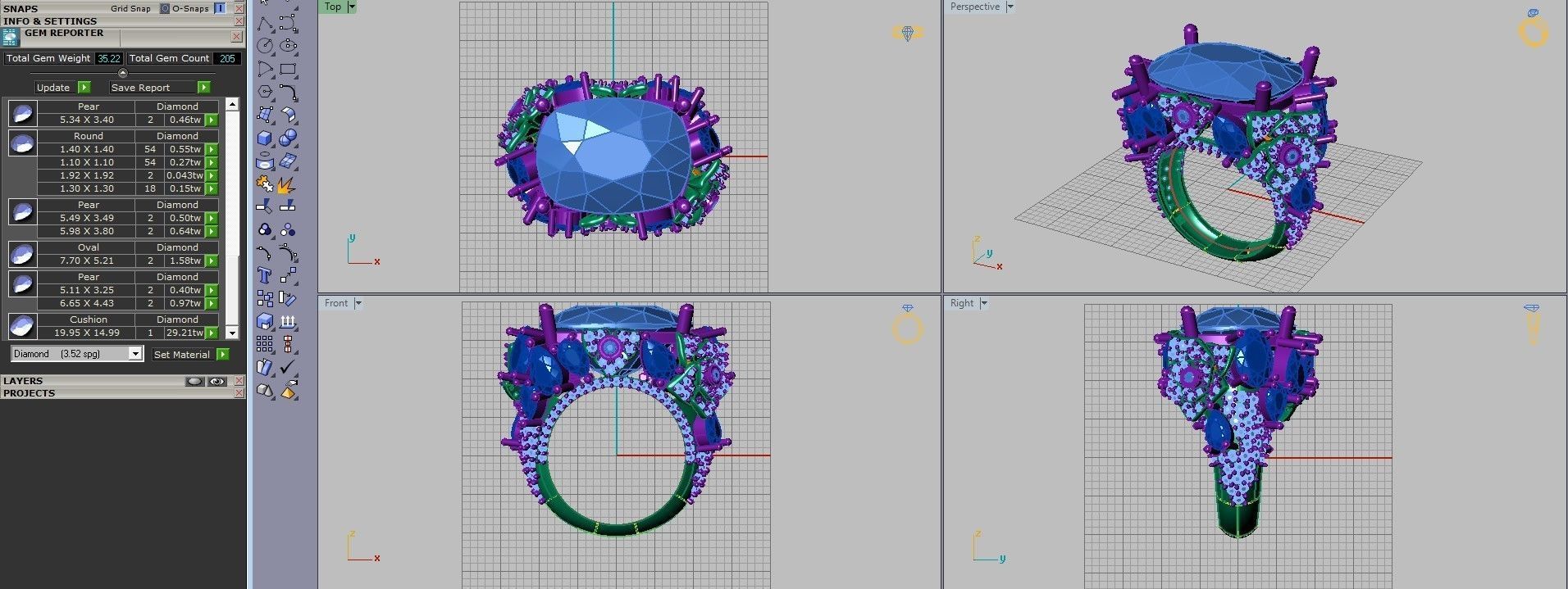 jewellry ring 3D print model_6
