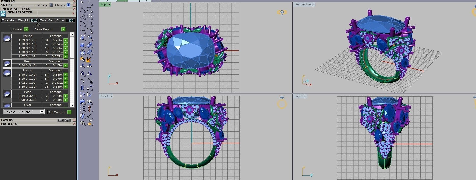 jewellry ring 3D print model_7