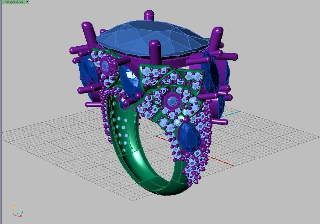 jewellry ring 3D print model_12