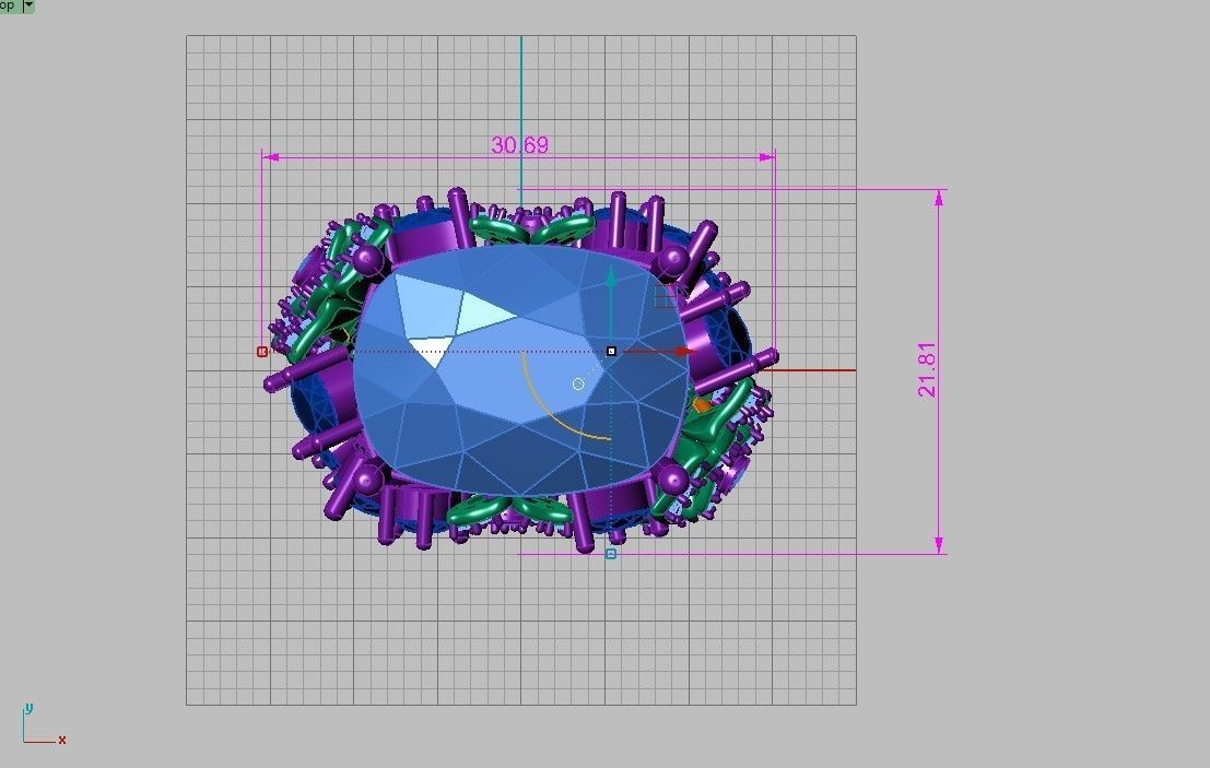 jewellry ring 3D print model_8