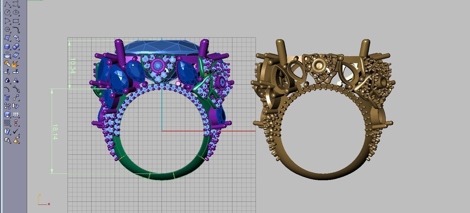 jewellry ring 3D print model_11
