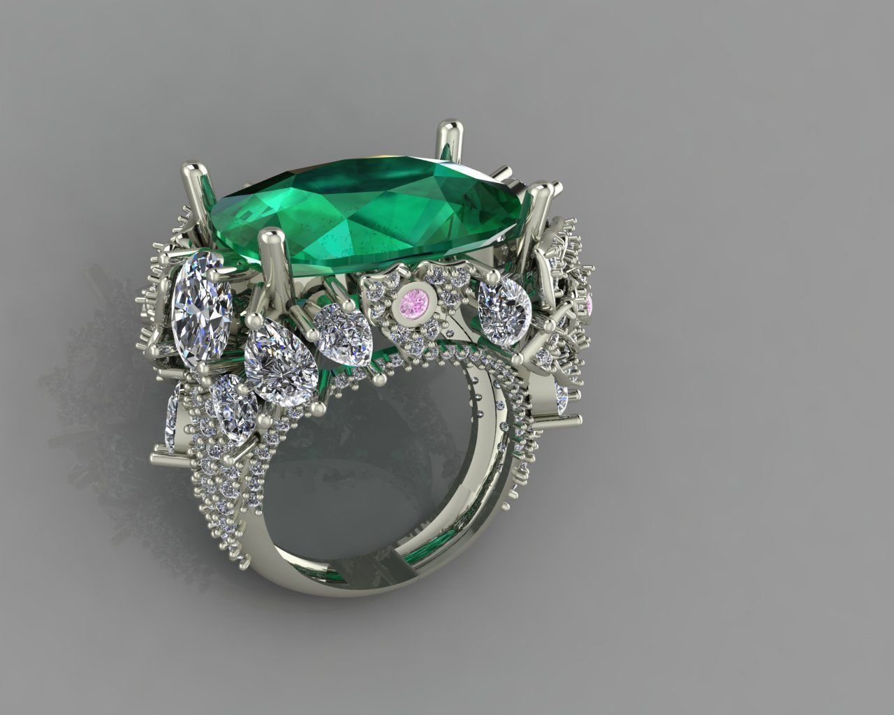 jewellry ring 3D print model_1