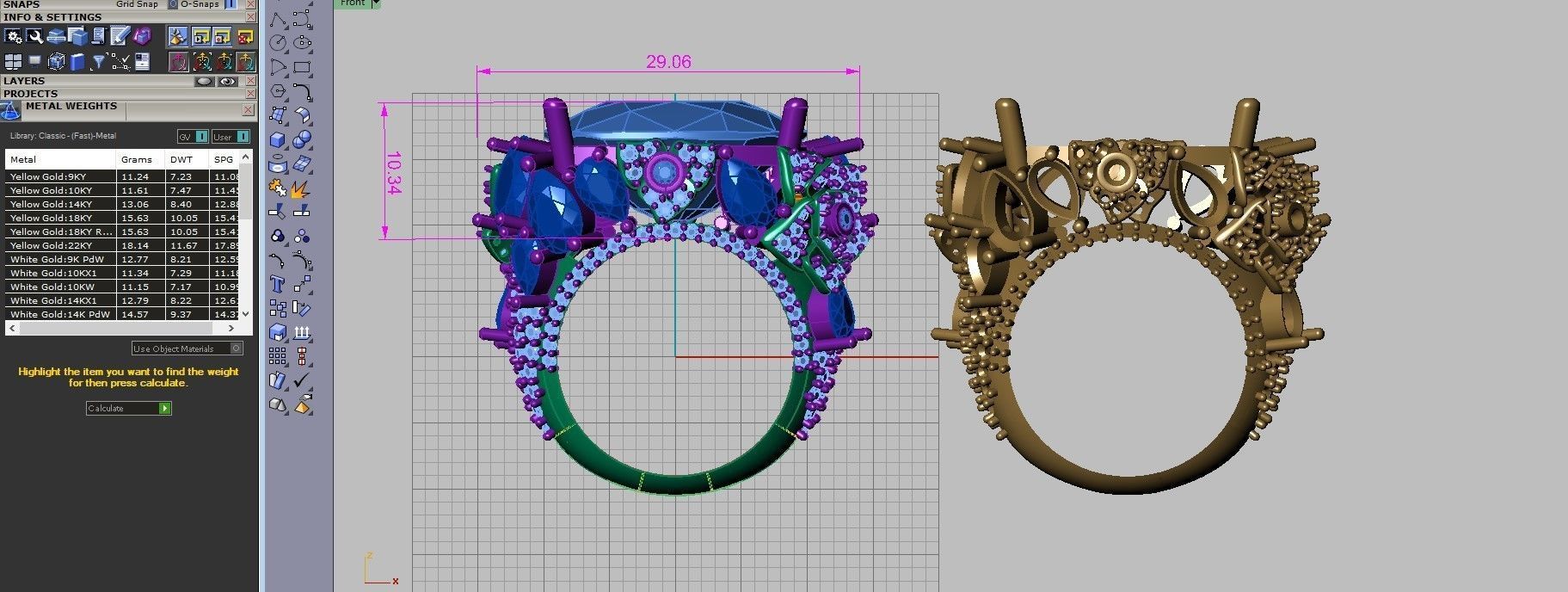 jewellry ring 3D print model_5