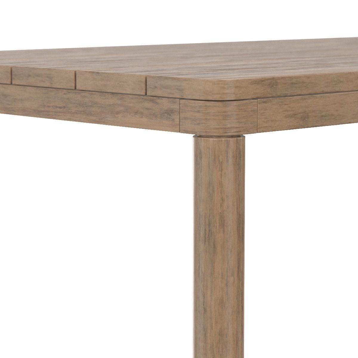 Miramar Teak Rectangular Dining Table 3D model_3