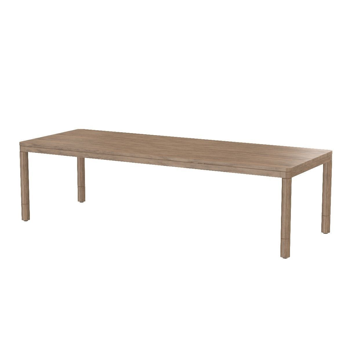 Miramar Teak Rectangular Dining Table 3D model_4