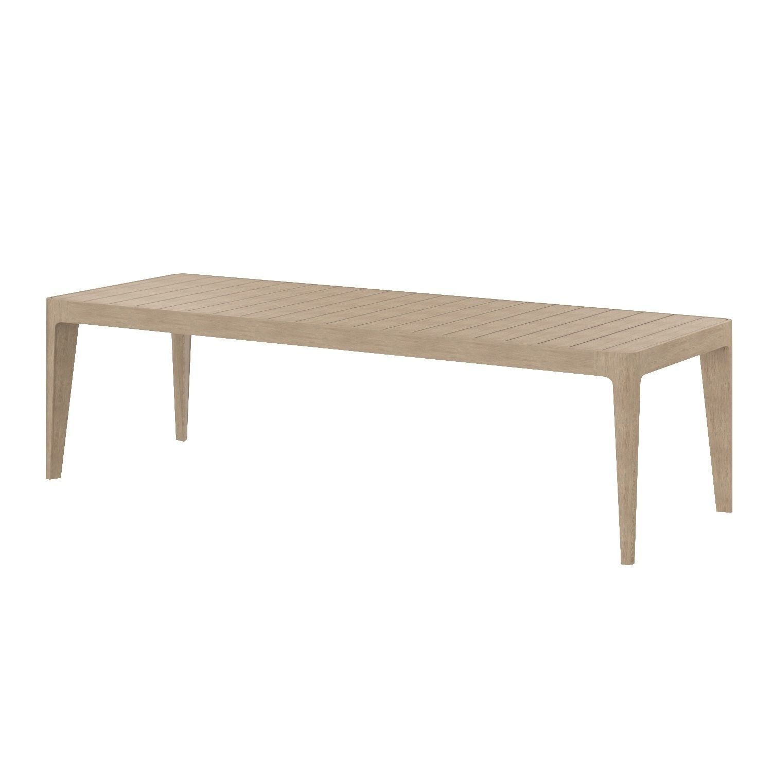 Malta Teak Rectangular Dining Table 3D model_4