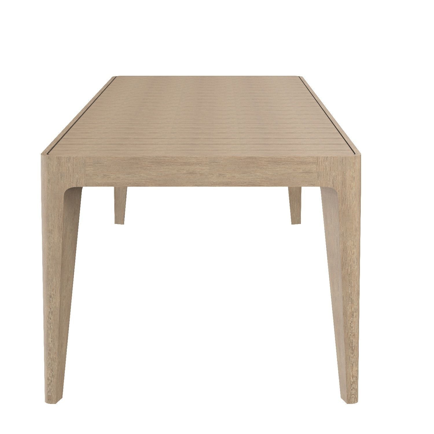 Malta Teak Rectangular Dining Table 3D model_1