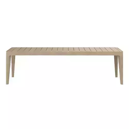 Malta Teak Rectangular Dining Table 3D model