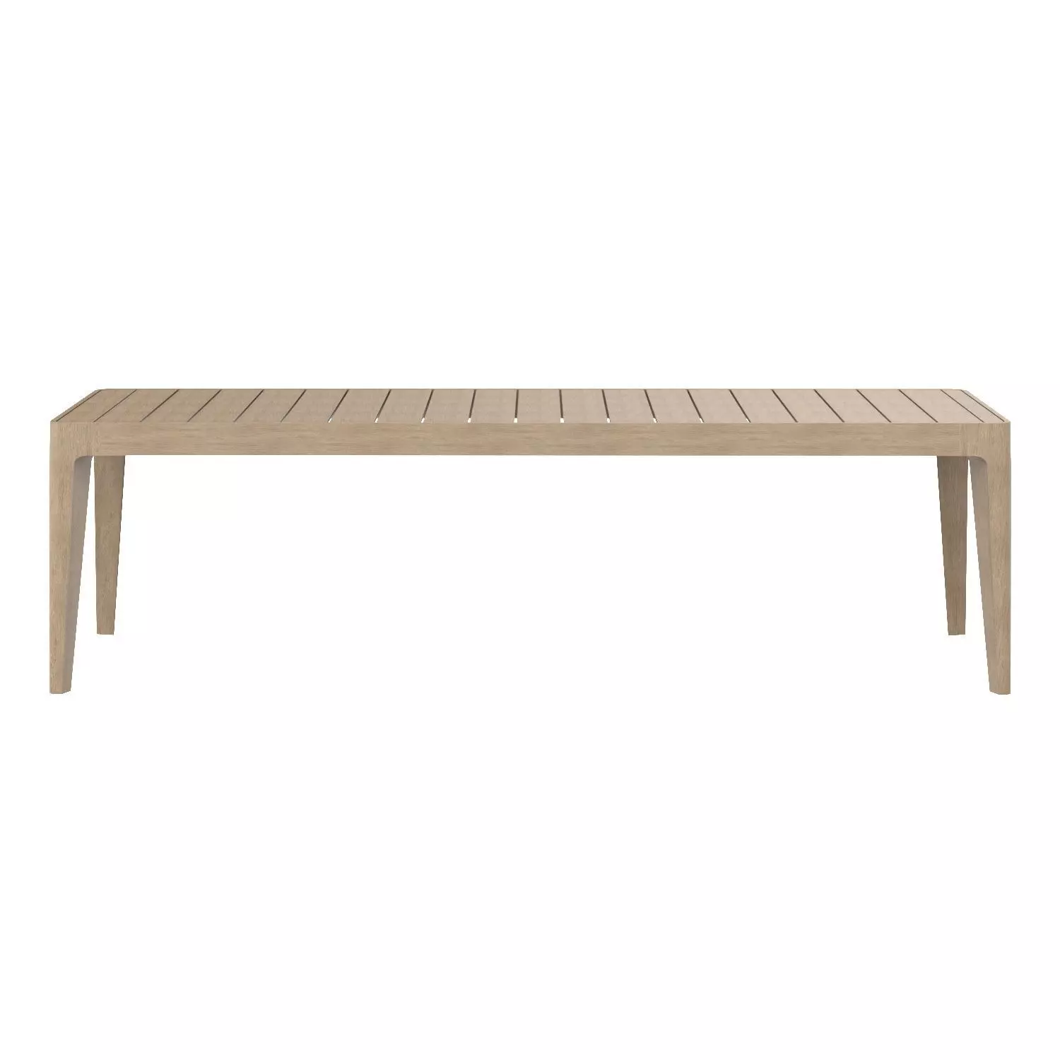 Malta Teak Rectangular Dining Table 3D model_0