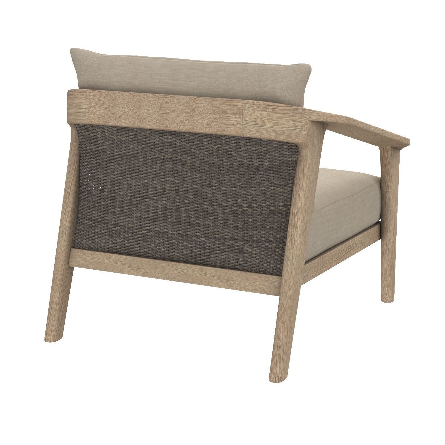 Malta Teak Lounge Chair 3D model CGTrader