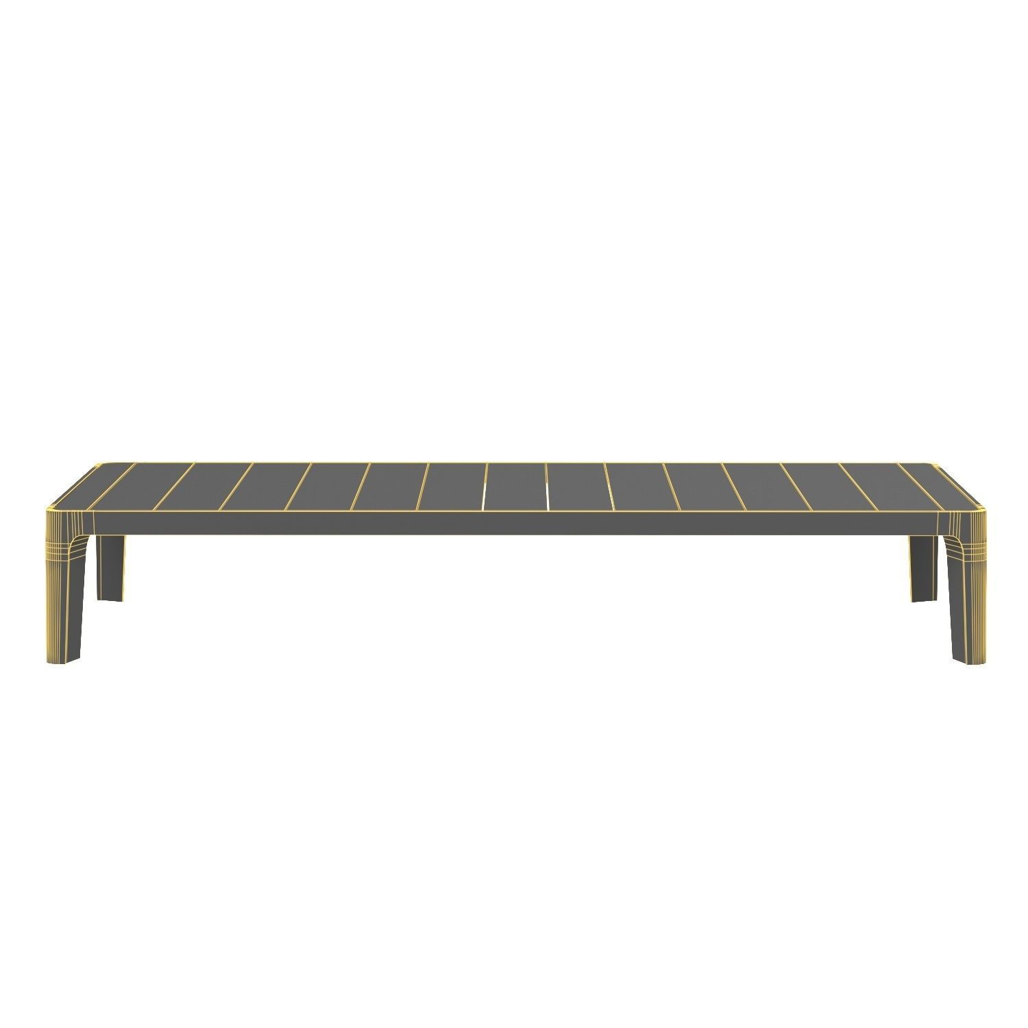 Malta Teak Coffee Table 3D model_5