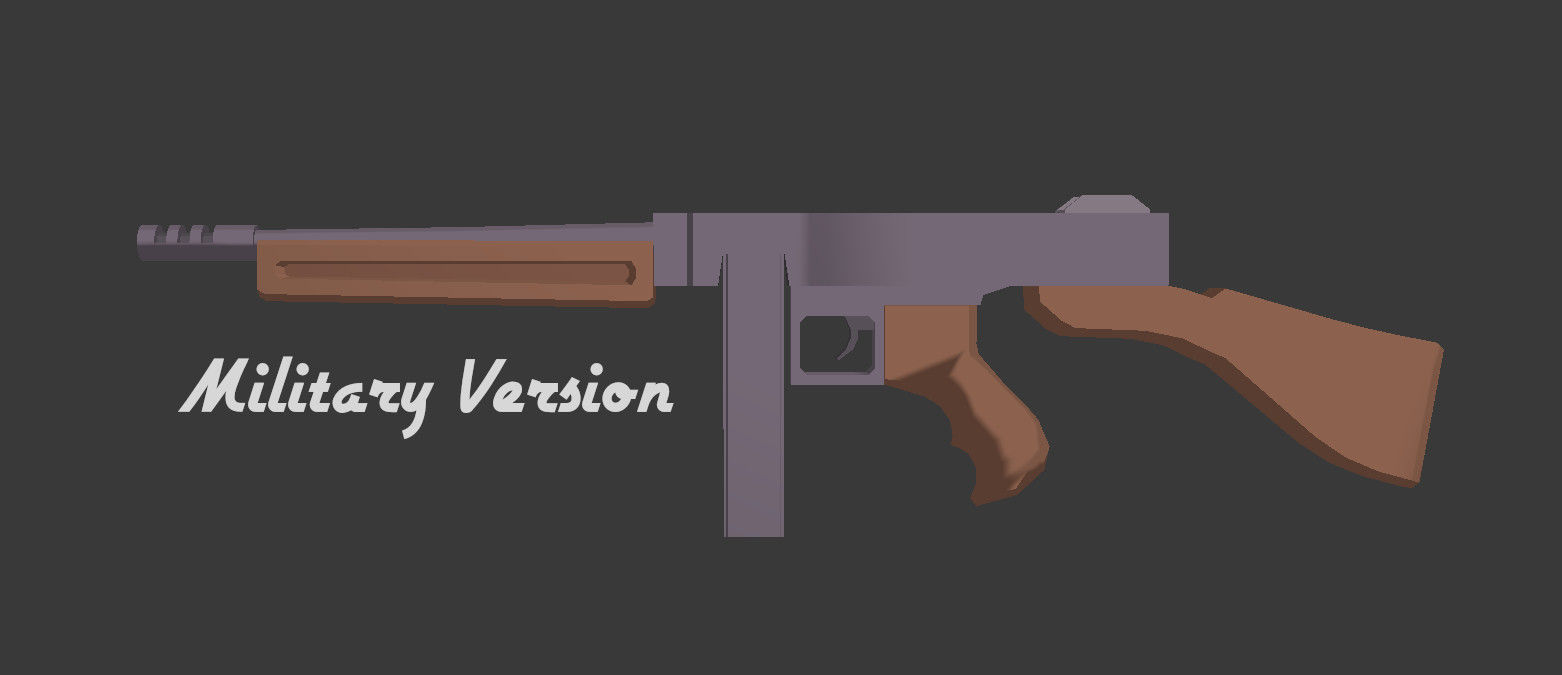 Sentinel Series Thompson SMG Low-poly 3D model_11