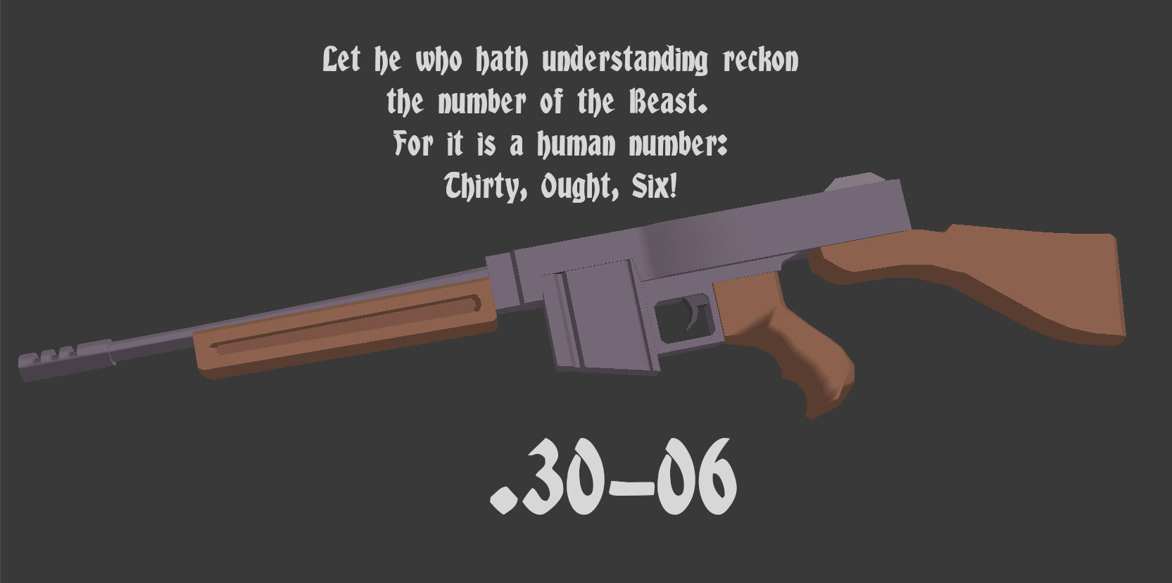 Sentinel Series Thompson SMG Low-poly 3D model_13