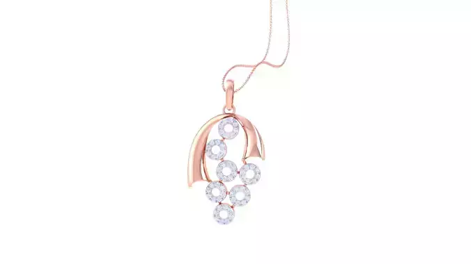 Women Pendant 3dm STL OBJ FBX Renders Details