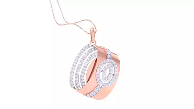 Women Pendant 3dm STL OBJ FBX Renders Details