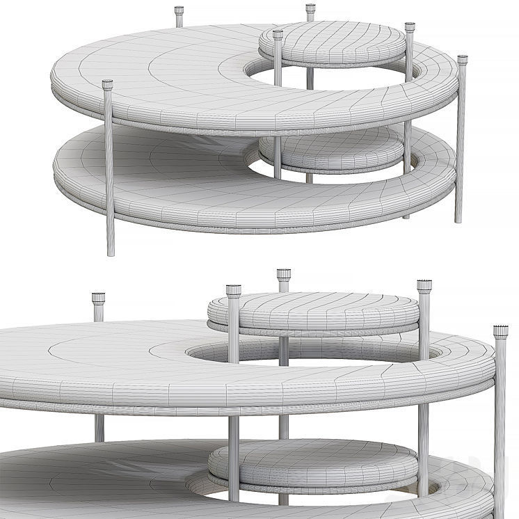 Center Table Byron 3D model_2