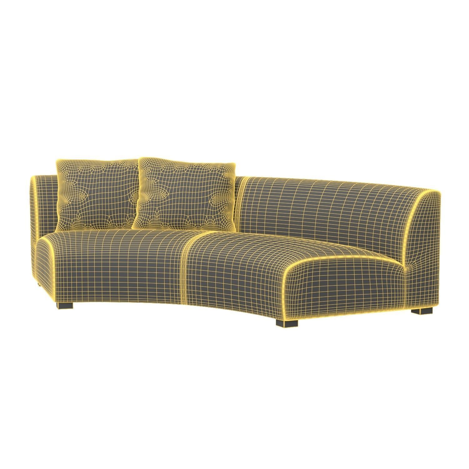 Liam Right Arm Facing Sofa Piece 3D model_5