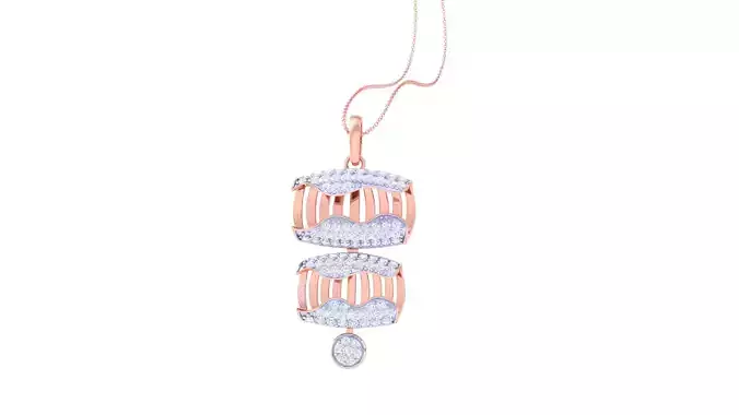 Women Pendant 3dm STL OBJ FBX Renders Details