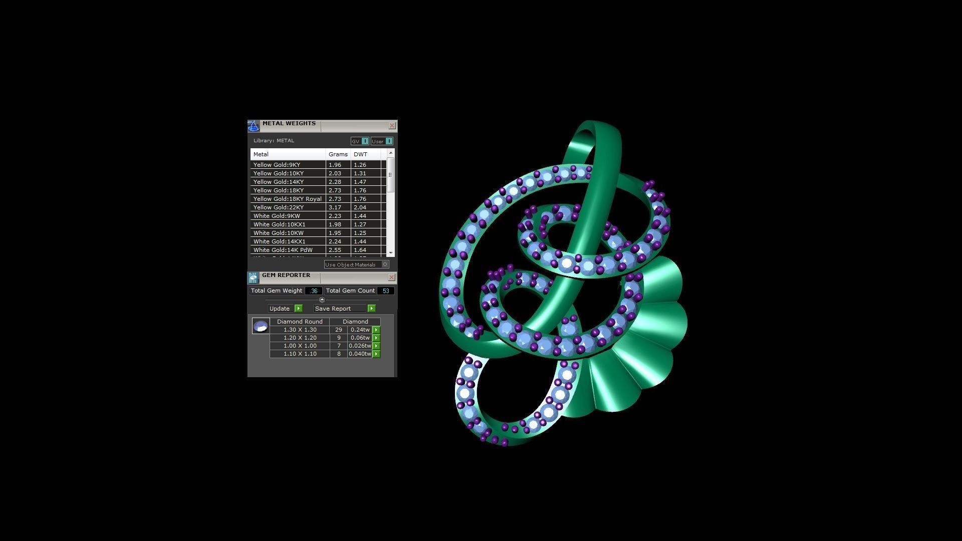 Women Pendant 3dm STL OBJ FBX Renders Details 3D print model_4