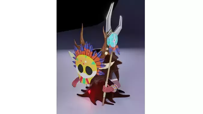 3D model of Shaman