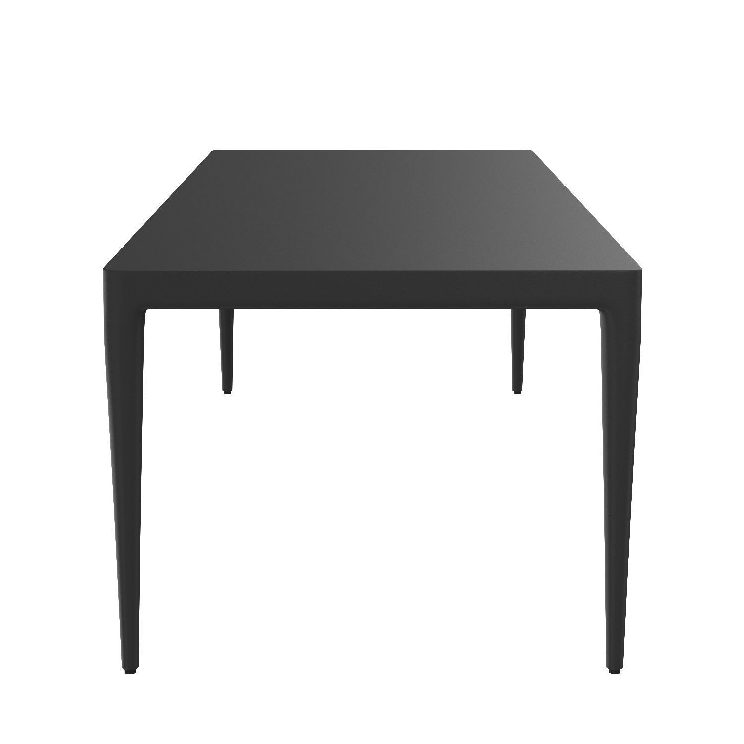 Laurel Aluminum Rectangular Dining Table 3D model_1
