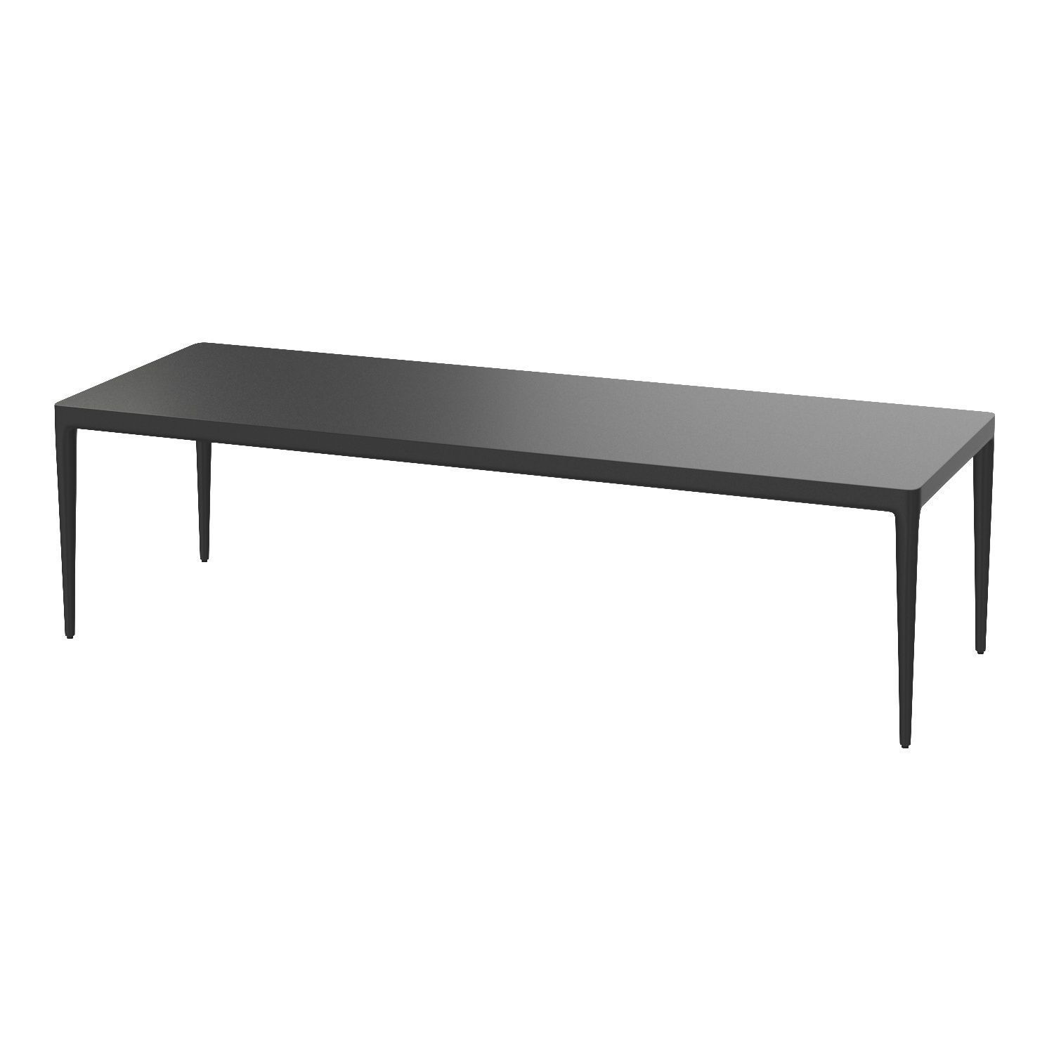 Laurel Aluminum Rectangular Dining Table 3D model_4