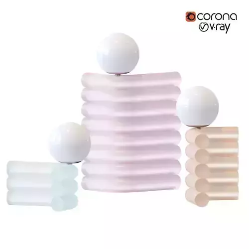 Elio Lamp set 3D model