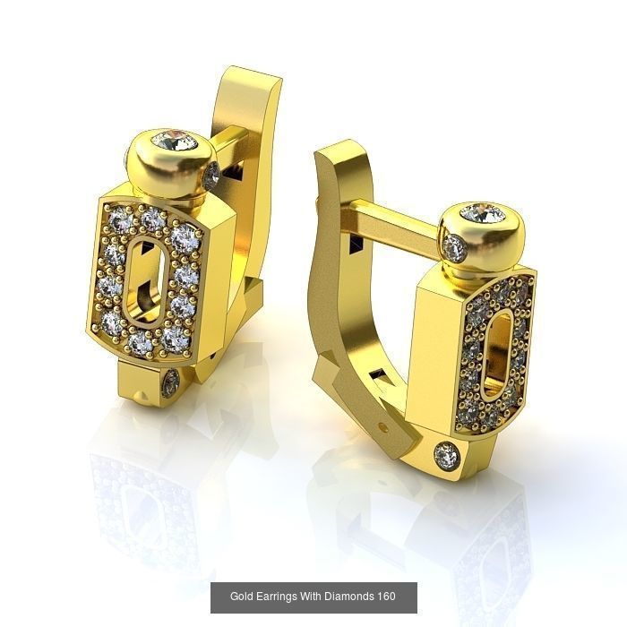 3DM-STL 132 EARRING FILES 3D Model Collection_127