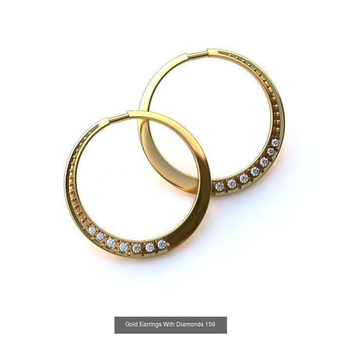 3DM-STL 132 EARRING FILES 3D Model Collection_126