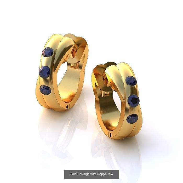 3DM-STL 132 EARRING FILES 3D Model Collection_119