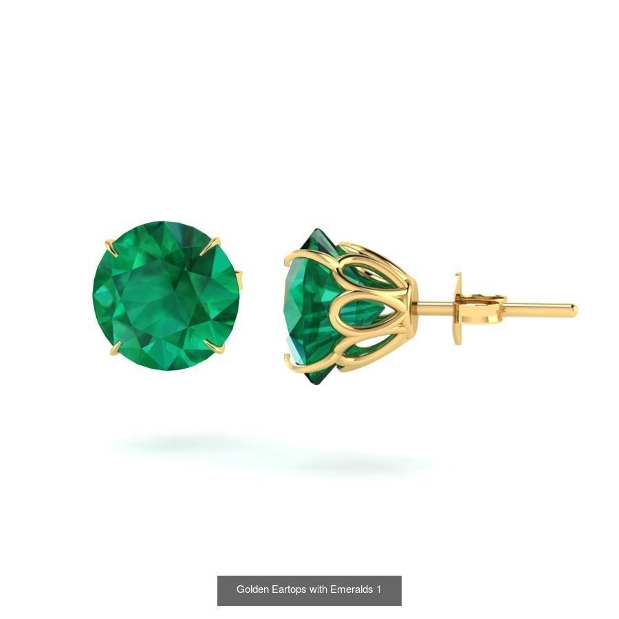 3DM-STL 132 EARRING FILES 3D Model Collection_36