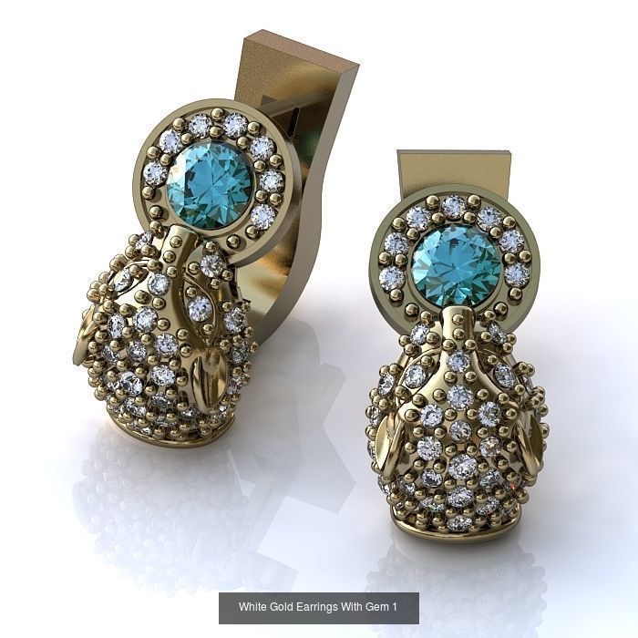 3DM-STL 132 EARRING FILES 3D Model Collection_95