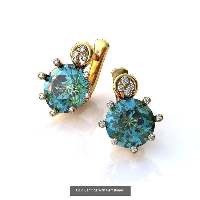 3DM-STL 132 EARRING FILES 3D Model Collection_75