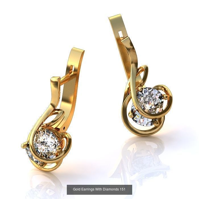 3DM-STL 132 EARRING FILES 3D Model Collection_42