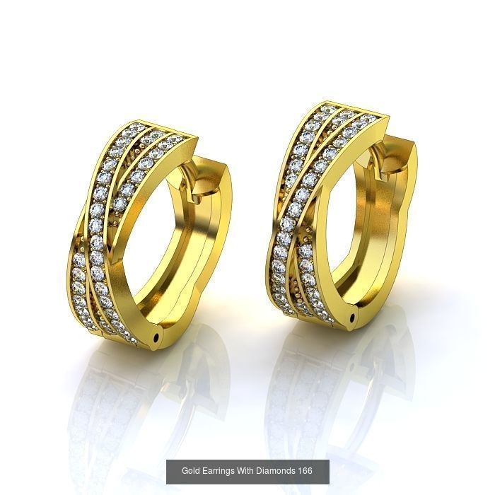 3DM-STL 132 EARRING FILES 3D Model Collection_152