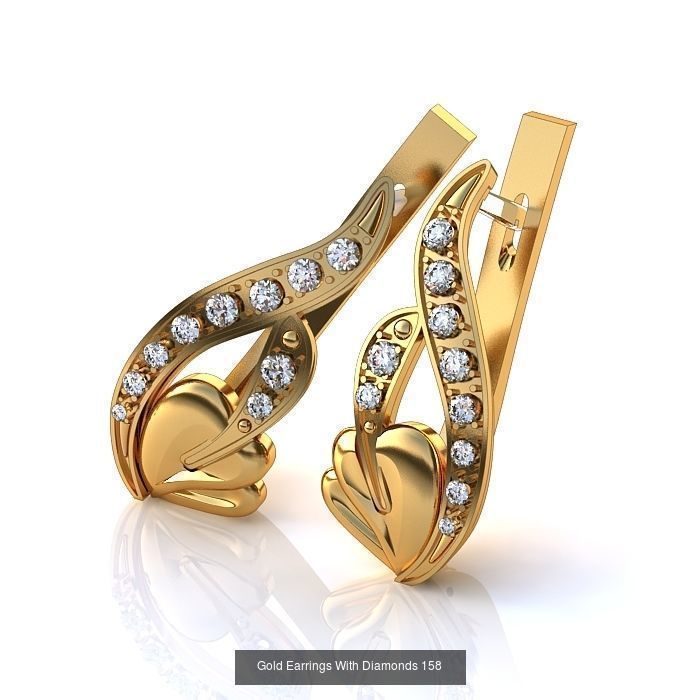 3DM-STL 132 EARRING FILES 3D Model Collection_120