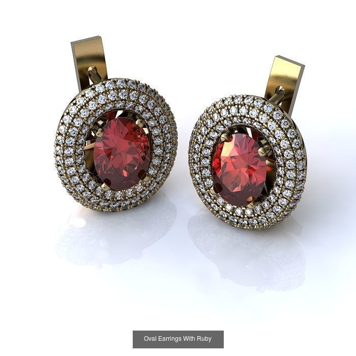3DM-STL 132 EARRING FILES 3D Model Collection_57