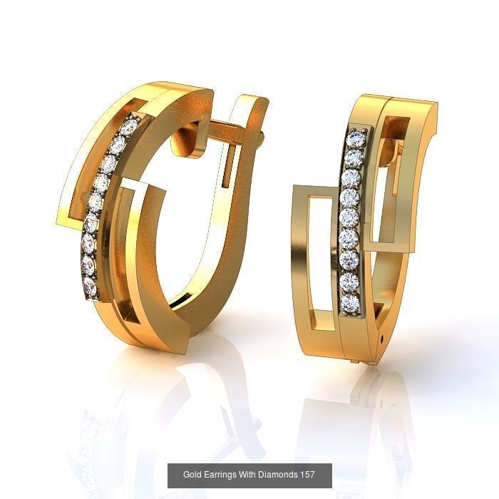 3DM-STL 132 EARRING FILES 3D Model Collection_116