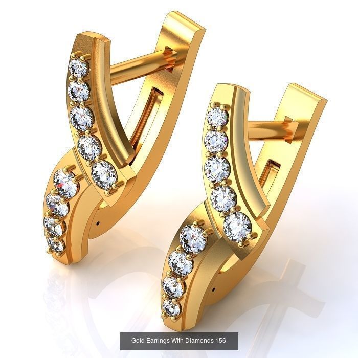 3DM-STL 132 EARRING FILES 3D Model Collection_112