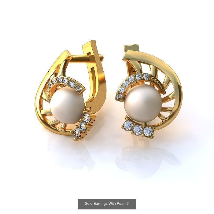 3DM-STL 132 EARRING FILES 3D Model Collection_135