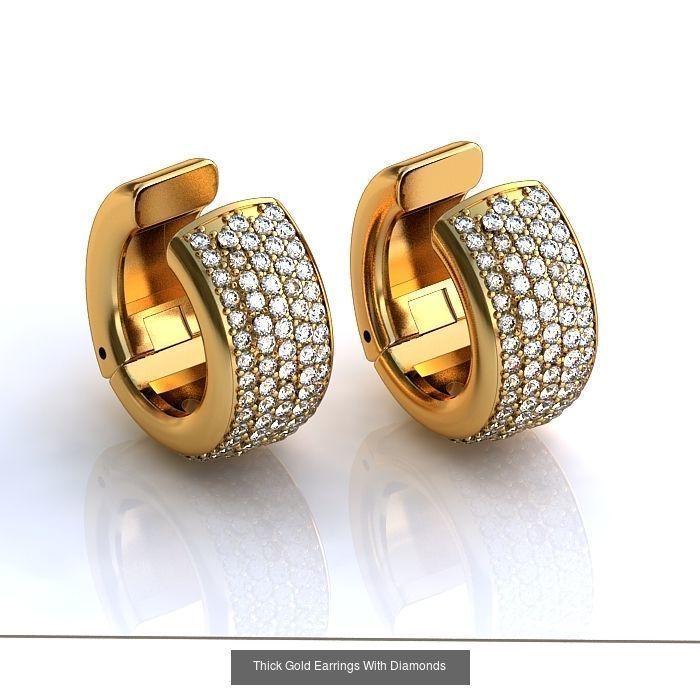 3DM-STL 132 EARRING FILES 3D Model Collection_68