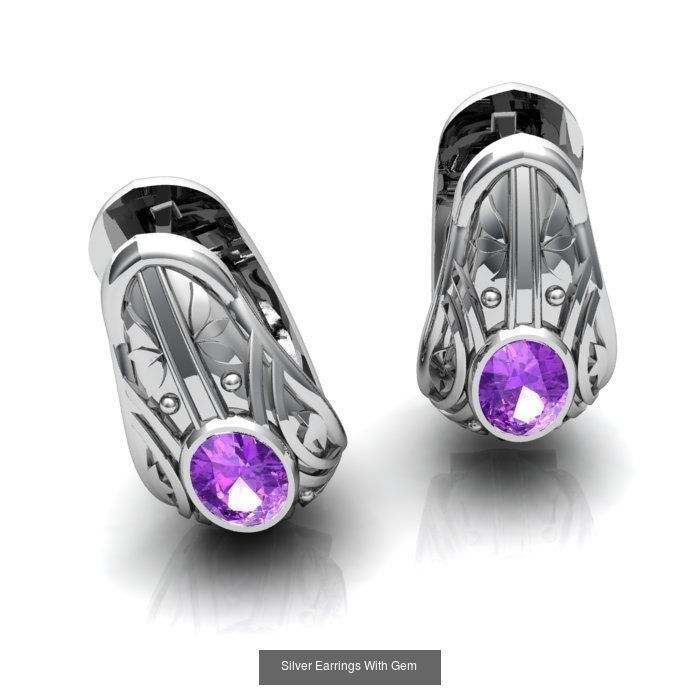 3DM-STL 132 EARRING FILES 3D Model Collection_94