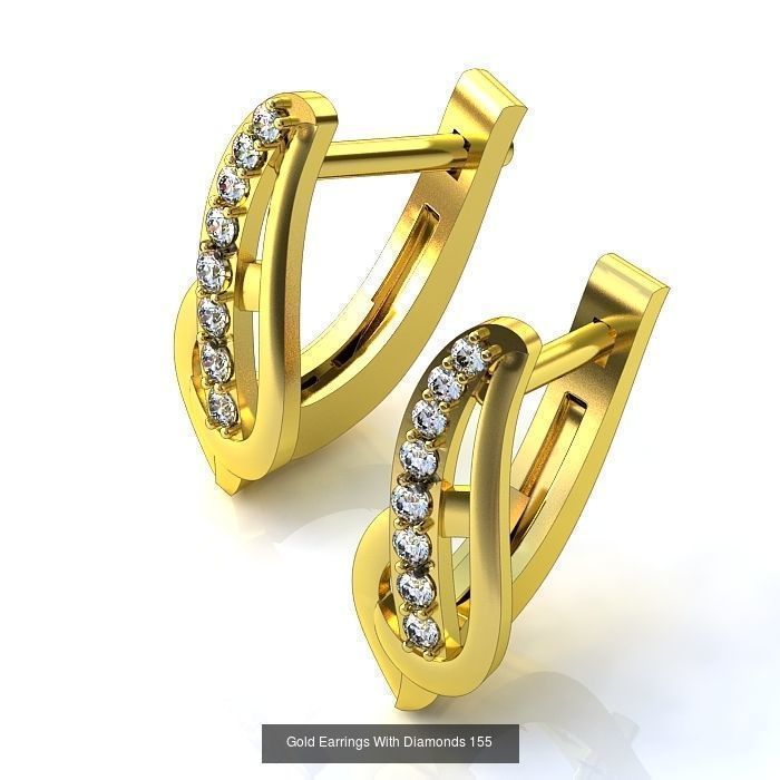 3DM-STL 132 EARRING FILES 3D Model Collection_111